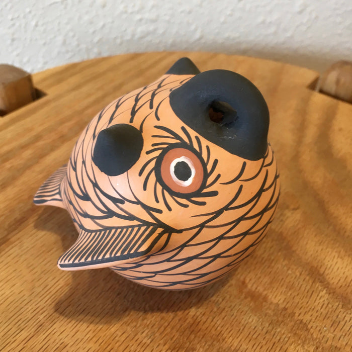 Owl Seed Pot, by Agnes and Anderson Peynetsa