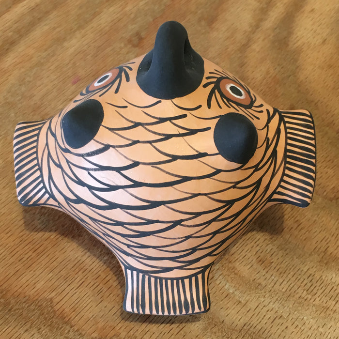 Owl Seed Pot, by Agnes and Anderson Peynetsa