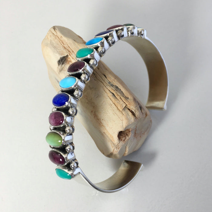 Single Row Slender Cuff Bracelet, by Dee Nez
