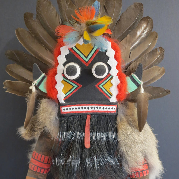 Broad-Faced Kachina at Raven Makes Galler