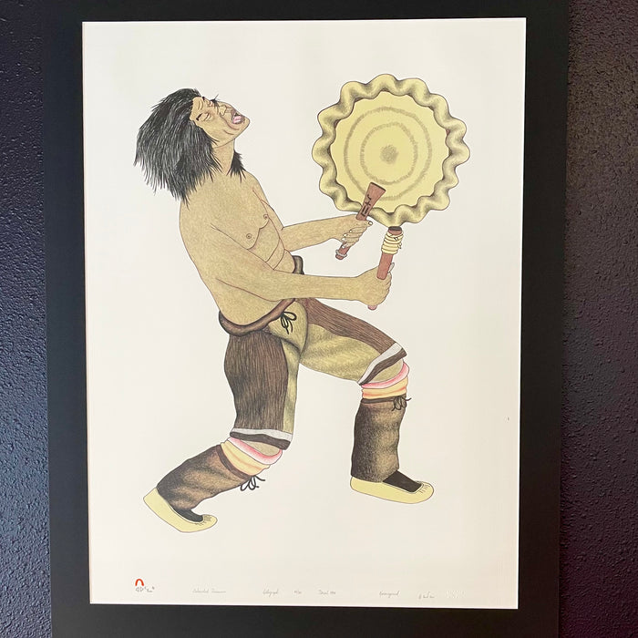 Exhausted Drummer, by Kananginak Pootoogook