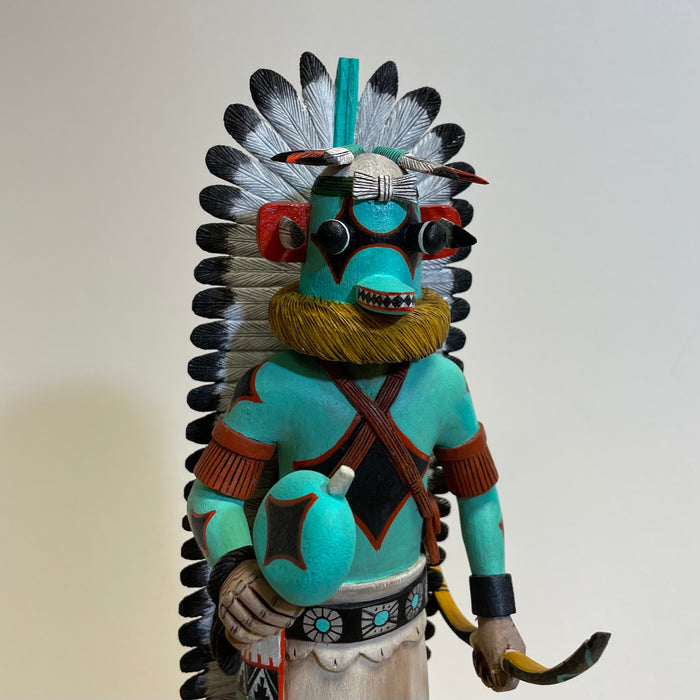 Hopi Kachina Doll, (Sakwahote) Kachina by Wilmer Kaye