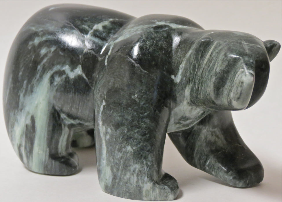 Soapstone Bear Sculpture, by Eric Tepton III