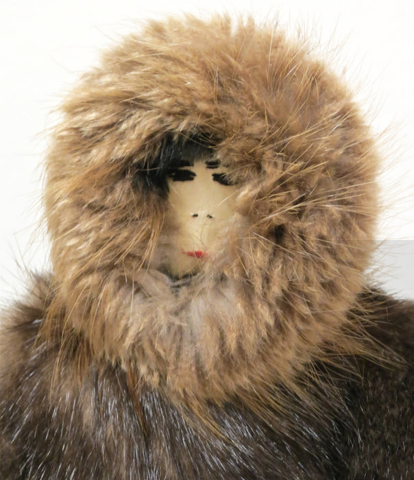 Traditional Yupik Fur Doll, by Lydia Apataki