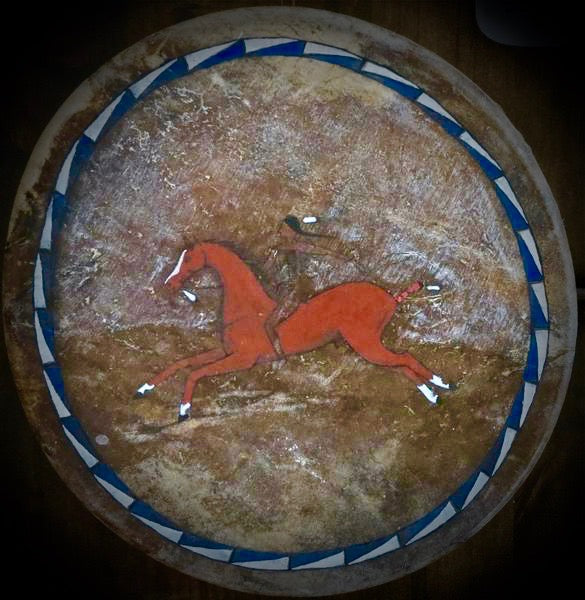 Red Horse Drum, by Al Good Strike