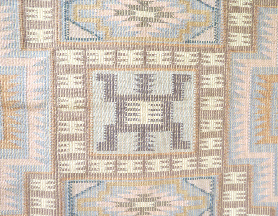 Coal Mine Mesa/Raised Outline Navajo Rug, By Marjorie Doug