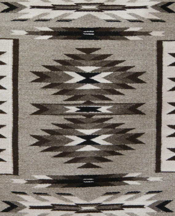 Storm Mountain Rug Pattern Storm Pattern Navajo Rug, by Nora Yazzie– Raven Makes Gallery