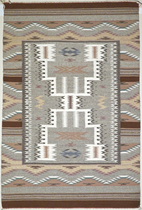 Wide Ruin with Storm Pattern Navajo Rug, by Patricia Giloezine