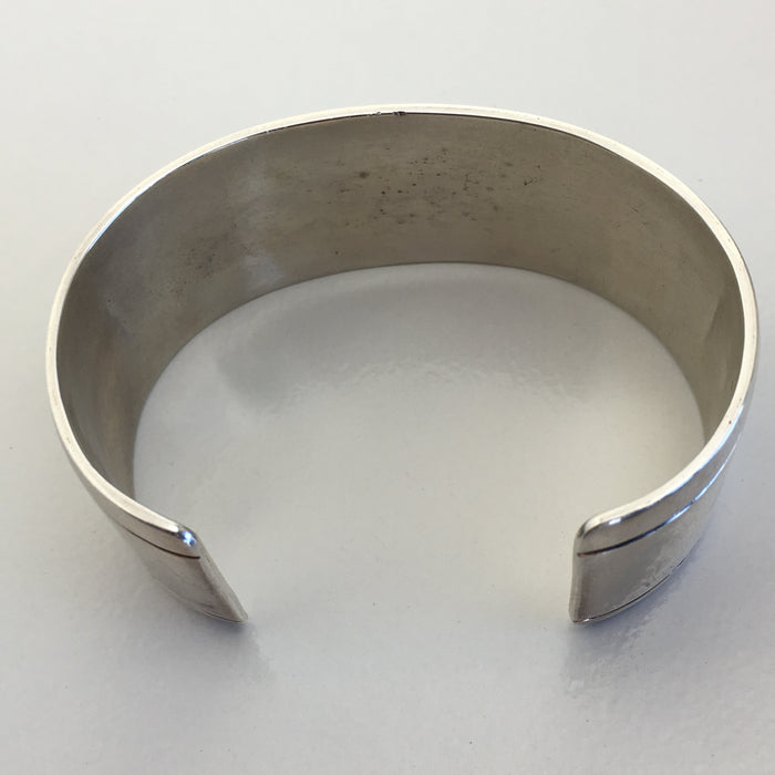 Hopi Silver Supai Kachina Dance Bracelet, by Bennet Kagenveama