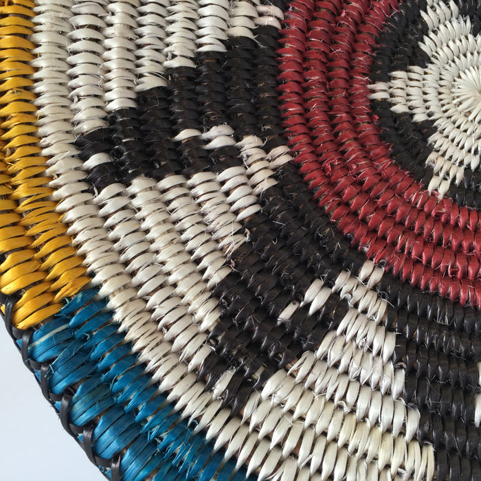 Four Directions Horses Navajo Basket, by Peggy Black