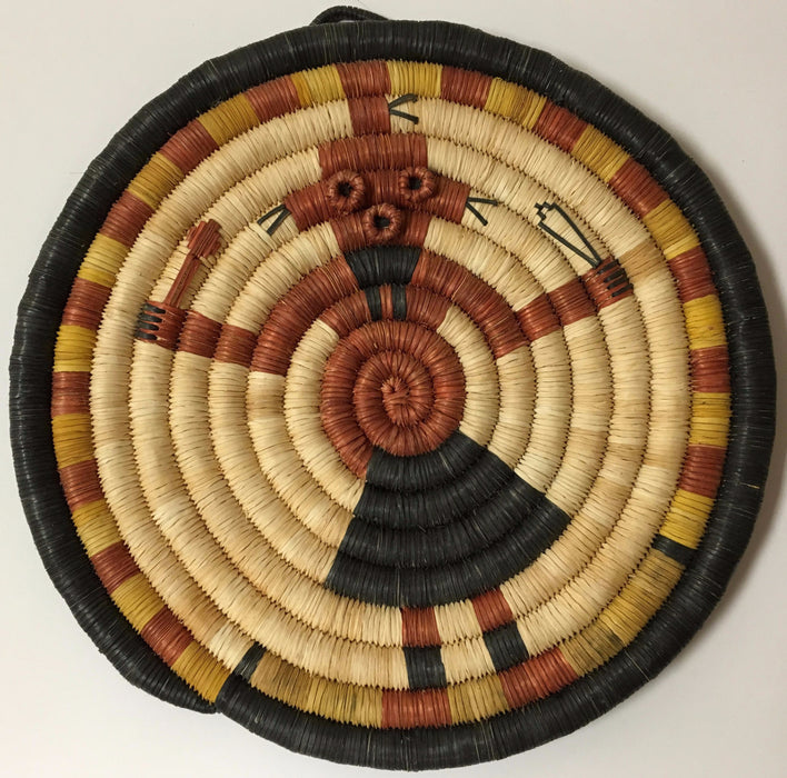 Hopi Mudhead Motif Basket