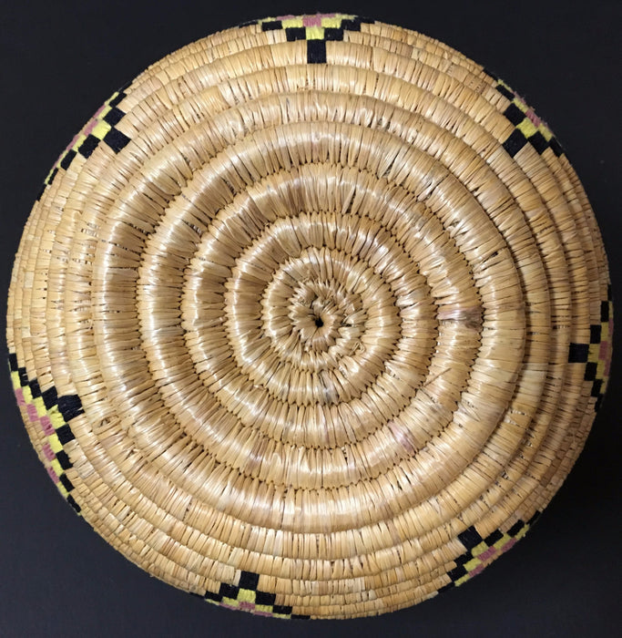 Inuit Lime Grass Basket, by Annie Emikotaikluk