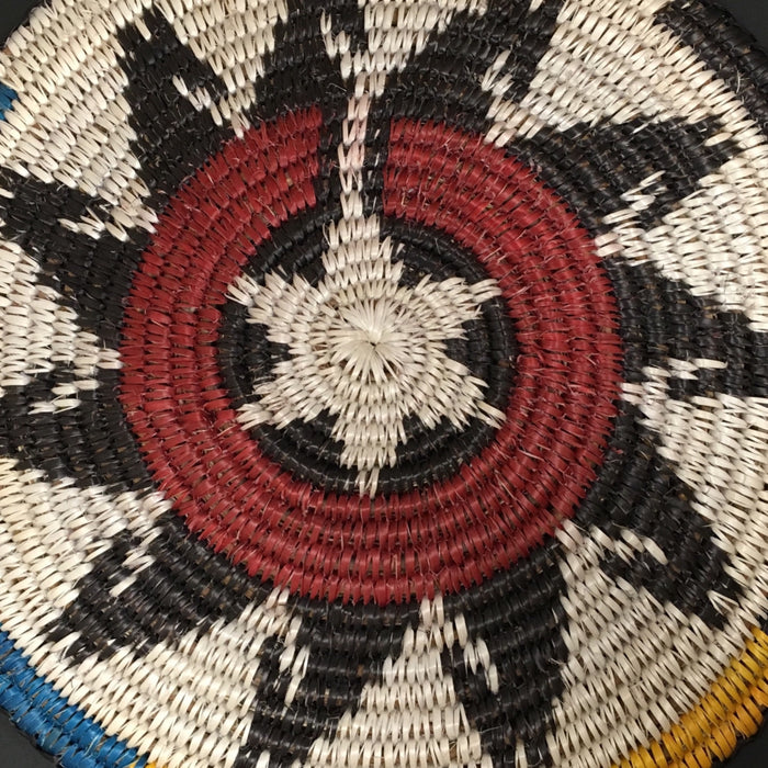 Four Directions Horses Navajo Basket, by Peggy Black
