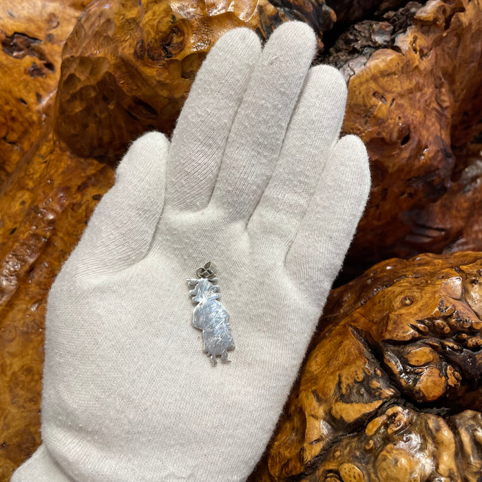 Hopi Silver Pendant, by Marcus Lomayestewa