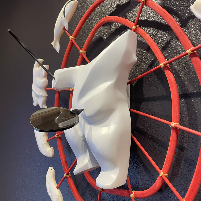 Alaska Native Art Hoop Mask, by Mark Tetpon