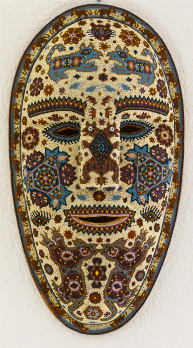 Huichol/Wixa`ritari Beaded Mask, by H.R. Faustino