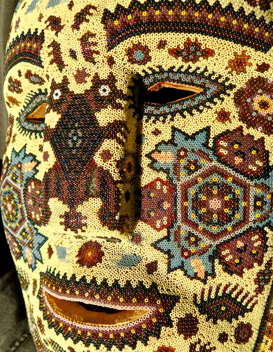 Huichol/Wixa`ritari Beaded Mask, by H.R. Faustino