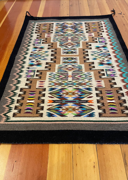 Navajo Rug by Bessie Littleben at Raven Makes Gallery