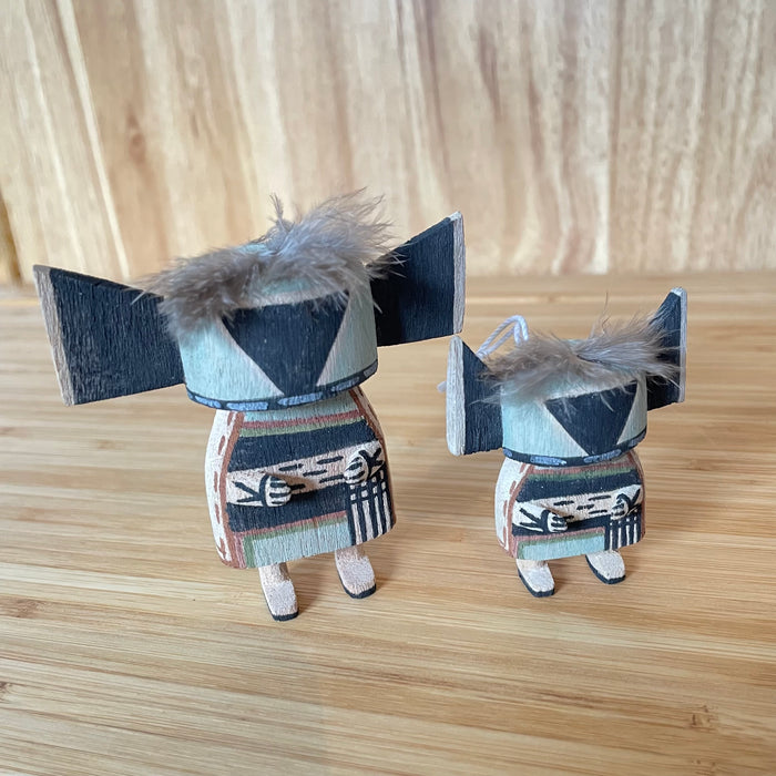 Mini Kachina Doll, by Kevin Quanimptewa at Raven Makes Gallery