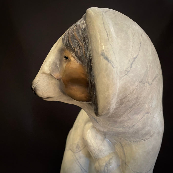 Woman Transforming Into Bear, by Terresa White