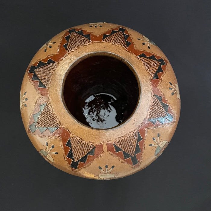 Large Navajo Yei Pot, by Nancy Chilly Yazzie