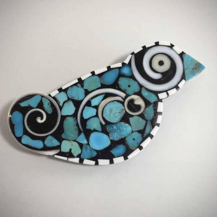 Bird Pin/Pendant, by Mary L. Tafoya