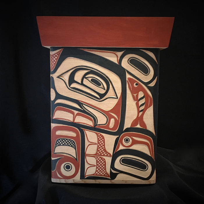 Traditional Bentwood Box, by David A. Boxley