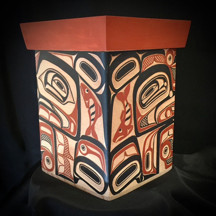 Traditional Bentwood Box, by David A. Boxley