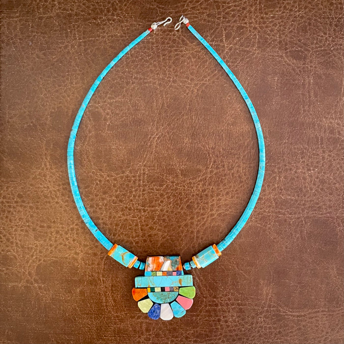 In Balance Mosaic Necklace, by Mary L. Tafoya