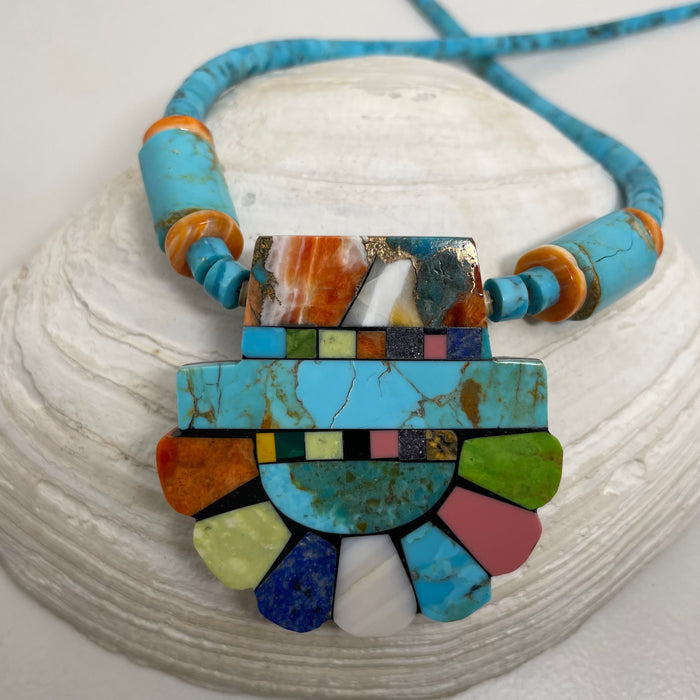 In Balance Mosaic Necklace, by Mary L. Tafoya