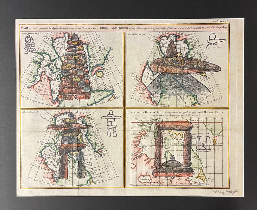 Four Ways of Looking at Mapping, 1773 Chronology of Eastern Canada Mapping, Johnny Pootoogook, Inuit