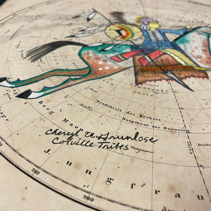 The One Who Cries For The Land, 1853 Celestial Map, by Cheryl Grunlose