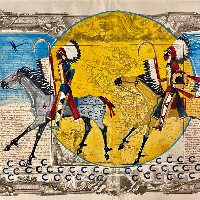 Defenders Amérique, 1771 Western Hemisphere Map, by Joe Pulliam