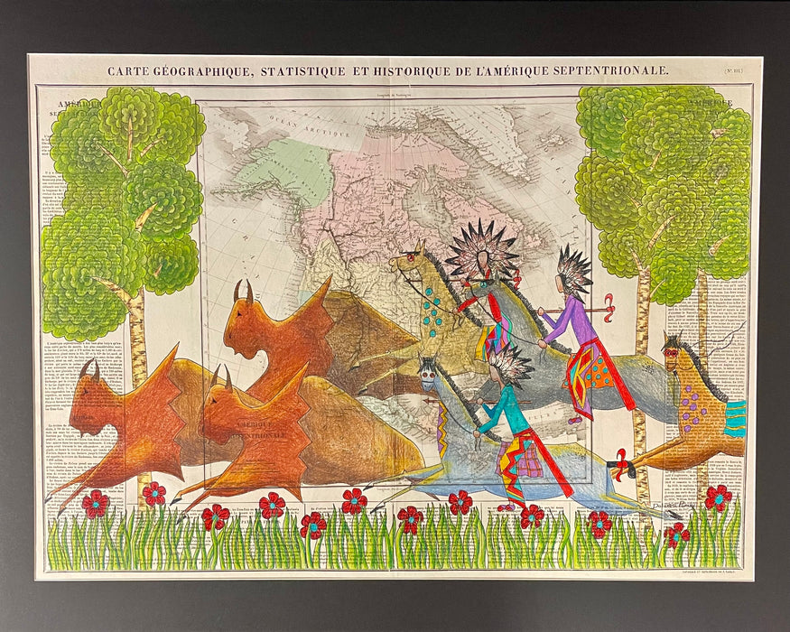 Dolores Purdy Ledger Art at Raven Makes Gallery