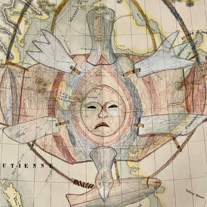 Goodnews Bay Bird Yua, 1825 Bering Sea Region, Jennifer Angaiak Wood, Yup'ik