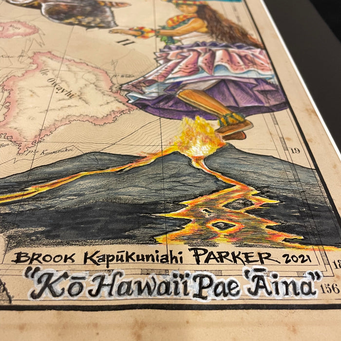 The Hawaiian Islands, 1827 Hawaii Map, by Brook Kapūkuniahi Parker