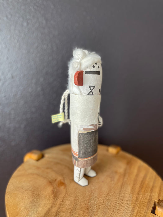 Snow Maiden Traditional Kachina Doll, by Cory Ahownewa