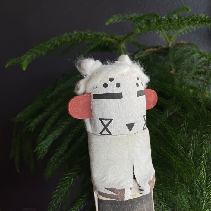 Snow Maiden Traditional Kachina Doll, by Cory Ahownewa