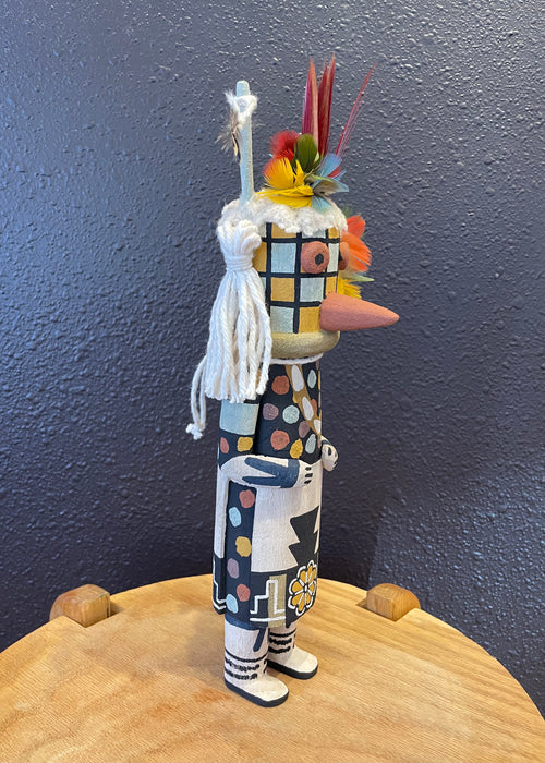 Morivosi (Bean) Kachina Doll, by Raynard Lalo, Hopi