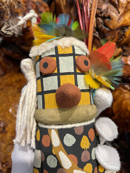 Morivosi (Bean) Kachina Doll, by Raynard Lalo, Hopi