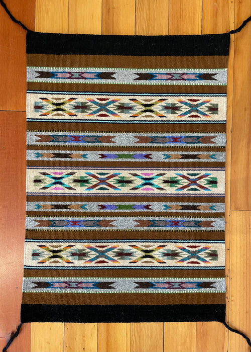 Bessie Littleben Rug at Raven Makes Native American Art Gallery