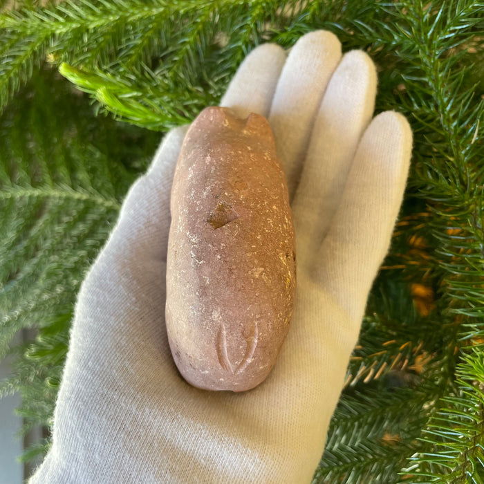 Red Bear Stone Fetish, by Salvador Romero