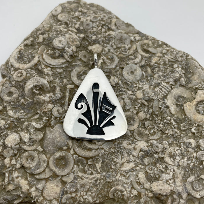 Sacred Plants Hopi Pendant, by Steward Dacawyma