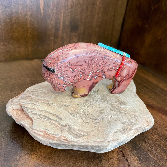 Buffalo Zuni Fetish, by Todd Westika