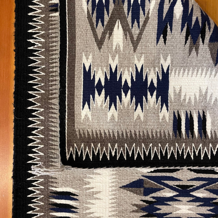 Storm Pattern Navajo Rug, by Gabrielle Chester