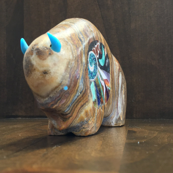 Big Buffalo Zuni Fetish, by Lynn and Jayne Quam