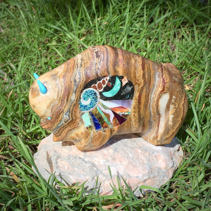 Lynn Quam and Jayne Quam Zuni Buffalo at Raven Makes Gallery