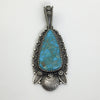 Turquoise Pendant, Navajo Jewelry by Ivan Howard at Raven Makes Gallery