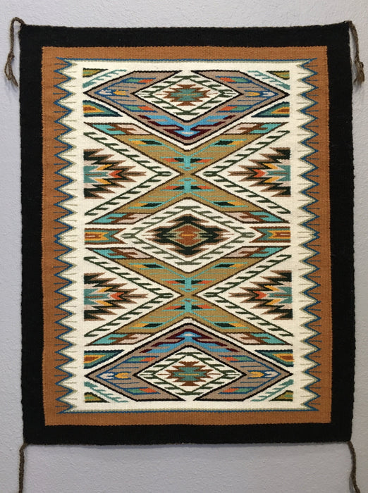 Navajo Rug, by Darlene Littleben, at Raven Makes Gallery