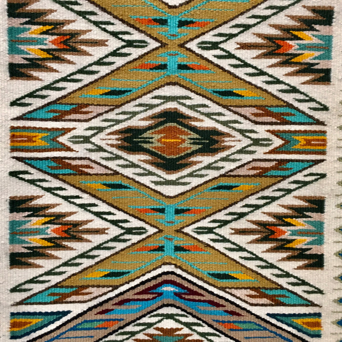 Teec Nos Pos Navajo Rug with Many Colors, by Darlene Littleben